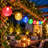 30 LED Solar Bubble String Lights, Multicolor