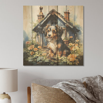 Cozy Cavapoo Cottage - Chien sur bois