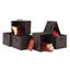 Panier de rangement pliable en tissu 6 pièces au fini chocolat, H 8,78 po x l 10,9 po x P 10,01 po-124112968-124112973