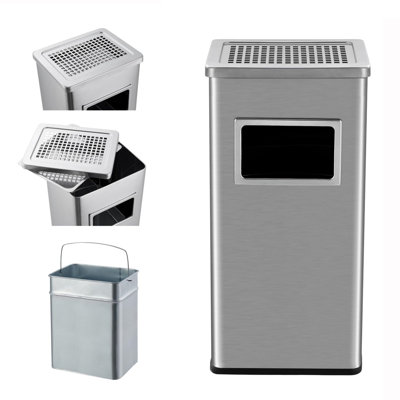 Stainless Steel 30 Litre Tilt Out Trash Can