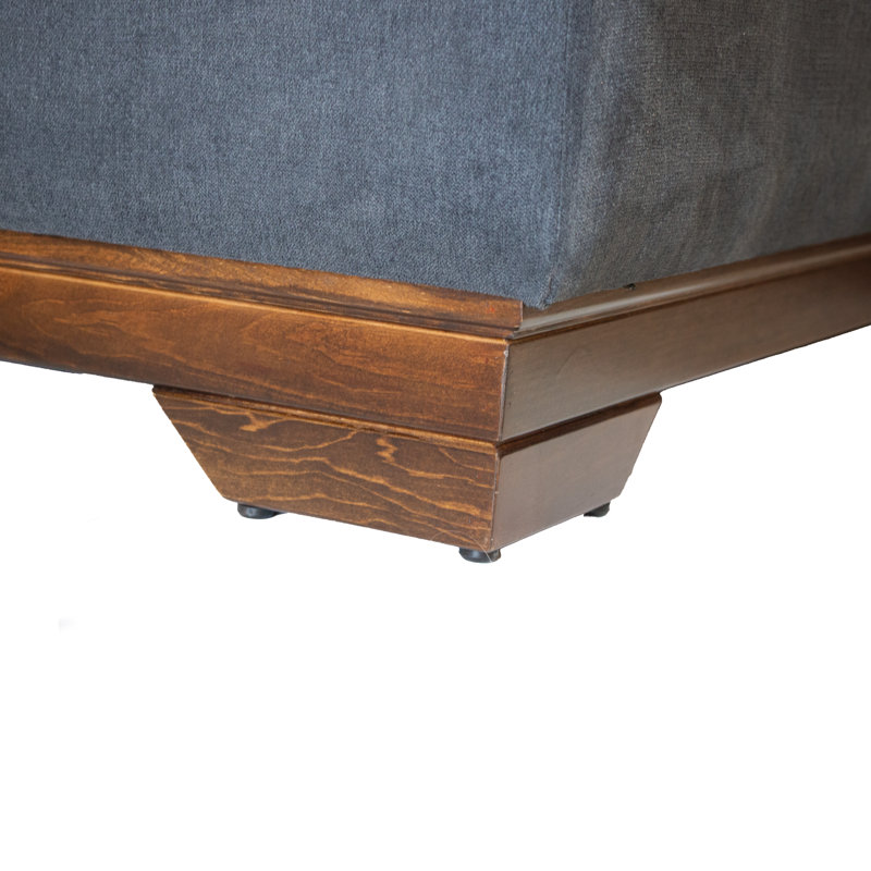 Canapé modulaire Grasiela 2.0, Face à la droite, Mélange de polyester bleu