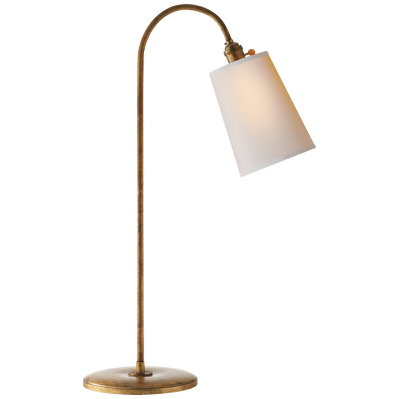 Thomas O'Brien Mia Table Lamp, Gilded, Paper