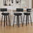 Swivel Upholstered Stool With T-Shaped Backrest-1438317361-1438317366-1410634227