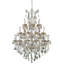 Lustre à 28 lumières de style bougie avec accents de cristal Stockard-49625042-49625041-49625044