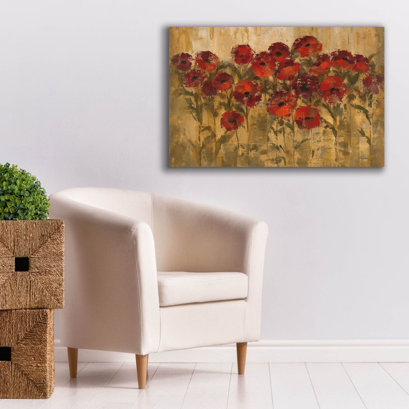 «Sunshine Florals» par Silvia Vassileva, art mural sur toile, H 26 po x l 40 po