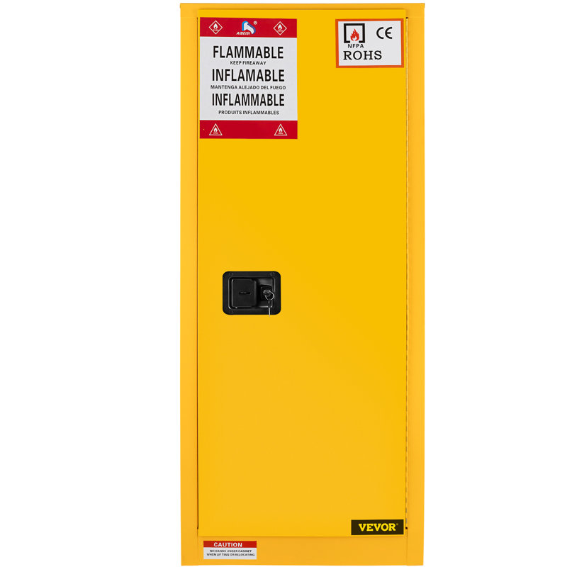 VEVOR Flammable Cabinet 18.1" x 18.1" x 35.4" with Adjustable Shelf