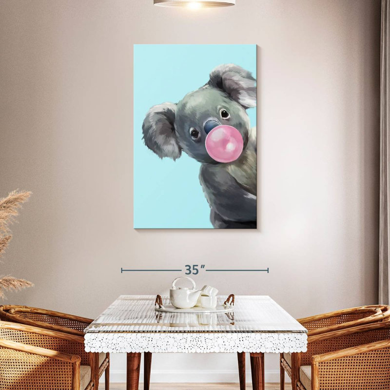 Ketti Koala Bubble Gum II, 45" H x 30" W