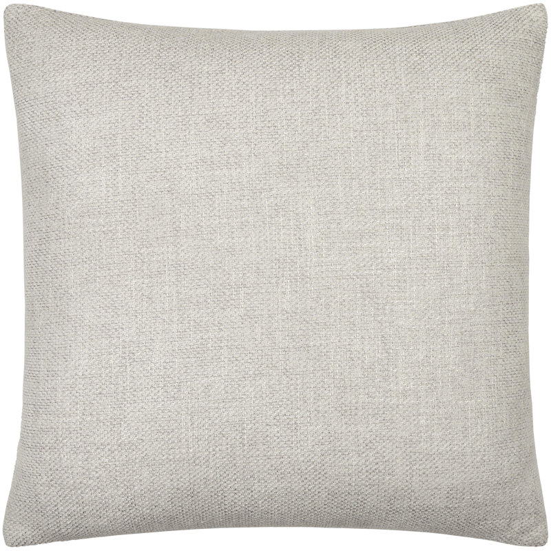 Gray Down Blend Reversible Square Throw Pillow