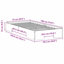 Floor Bed Frame With Storage Solid Pine Wood-804585984-804586013