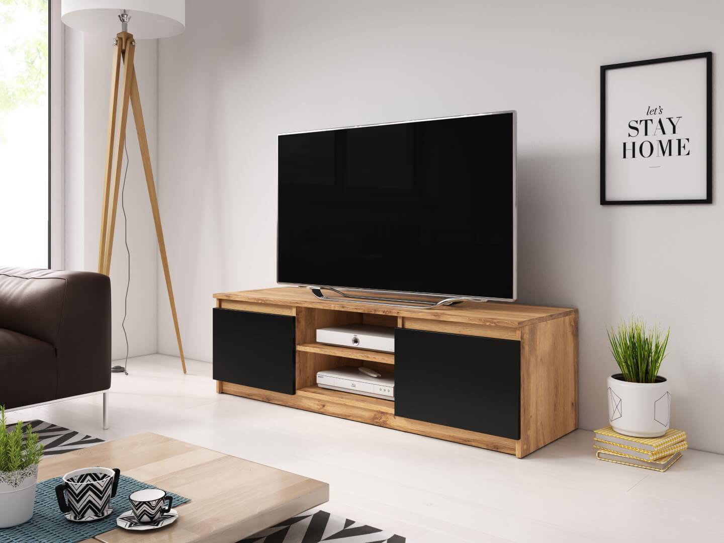 Hashtag Home Akram TV Stand for TVs up to 55