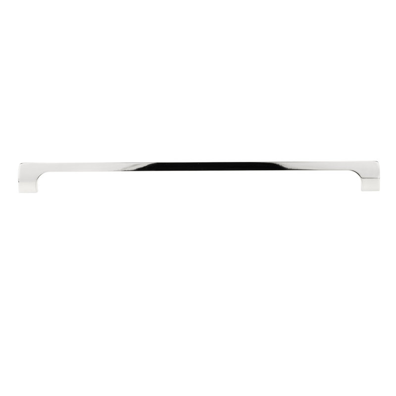 Poignée barre 12 5/8 po en métal, Nickel poli