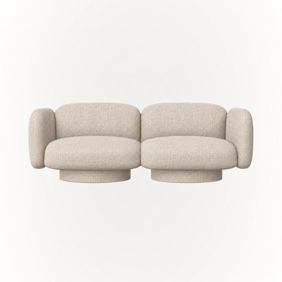 Canapé 2 places Rimo - Beige-Pierre