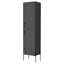Meuble auxiliaire gris avec 4 tablettes