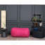 Fauteuil à billes cylindrique en suède de 4 pieds Michael, fuchsia