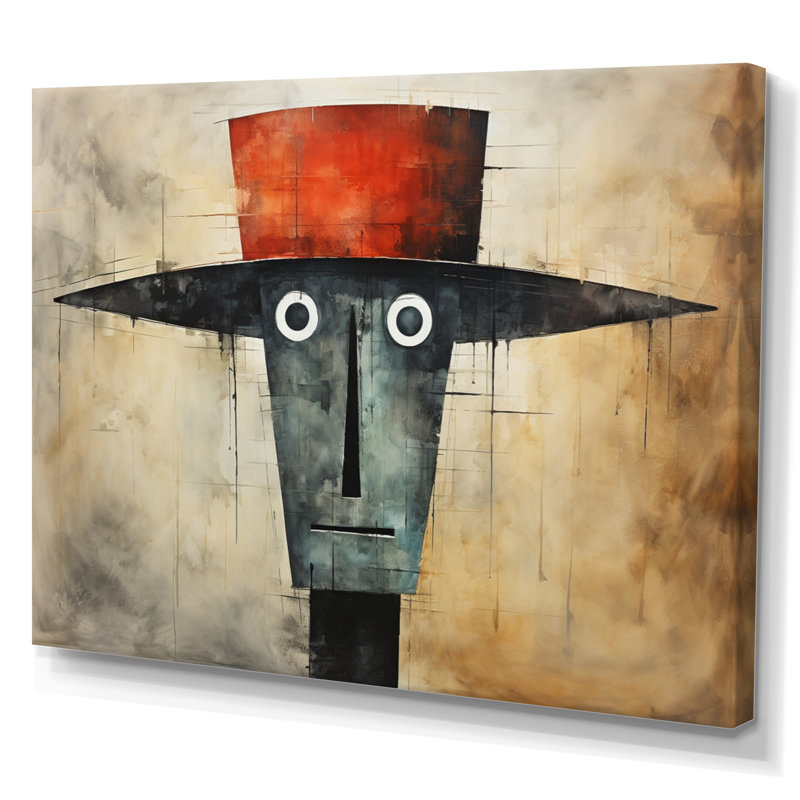 «Coral Beige Mexico Art El Hombre III», reproduction d'art sur toile, H 12 po x l 20 po x P 1 po, Toile tendue