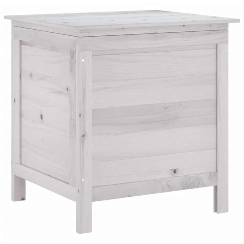 Coffre de terrasse en bois d'ingénierie résistant à l'eau, 39" x 19.5" x 23", Blanc