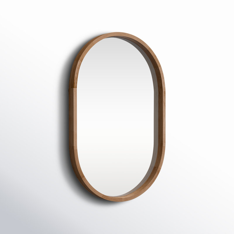 Miroir d'appoint Roberts, Brun rustique