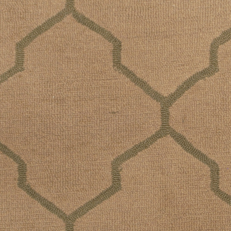 Tapis beige / vert