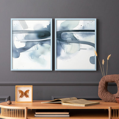ABSTRACT Series DCCX III - Reproduction encadrée de qualité supérieure - prêt à être accroché - aucun clou requis - aucun clou requis
