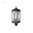 Alshawn - 1 Light Post Top - Matte Black with Clear Glass