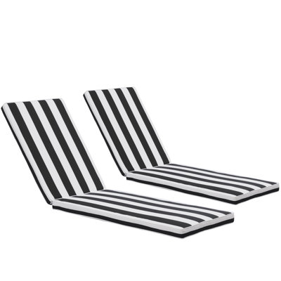 Ensemble de 2 coussins d'extérieur inclinables de remplacement (coussin seulement)