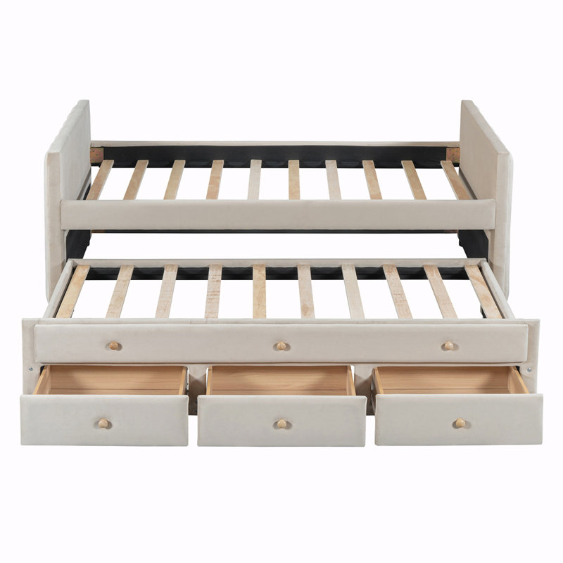 Mainardo Upholstered Daybed, Beige