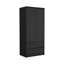 Armoire 2 tiroirs Austin, porte double, tringle-1341458094