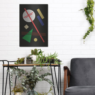 Ivy Bronx «Suprematist Abstract Geometric 5» par Gary Williams, art mural en métal