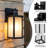 13" Aluminum Wall Lantern with Motion Sensor and Dusk to Dawn