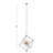 Gulafsa 8 - Light LED Square / Rectangle Chandelier