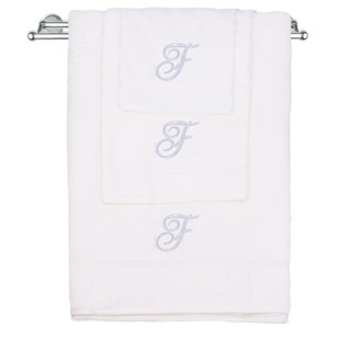 Holiday monogram Modern Buffalo Plaid Bath Towel Set