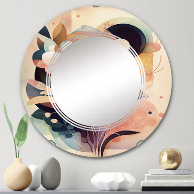 Tuma - Miroir mural moderne rond