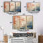 Forcier - ensemble d'impression d'art mural corail sous l'eau-107734425-107734427