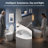 Smart Toilet with Auto Open/Close & Foot Kick Flush, Heated Seat, Warm Wash & Dry, LED Display-129884013