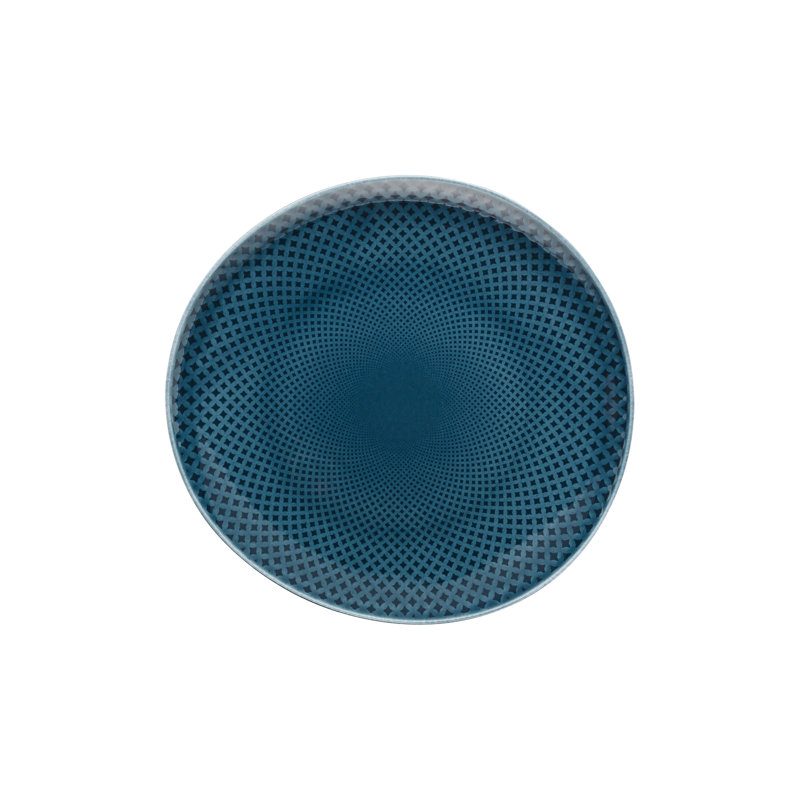 Junto Porcelain Salad/Dessert Plate, Ocean Blue