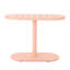 Table bistro en fer - Mobilier de salle à manger d'extérieur élégant en corail-1148915951