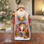 Christmas Figurine in Red/Brown/Blue/Green