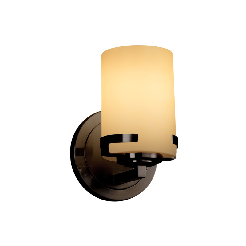 Appliquee à bras 1 lumière del Casson, Chrome poli, Oui