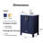 24'' Blue Modern Free-Standing Single Bathroom Vanity Set