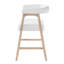 Tabouret de comptoir de style moderne Mid-Century avec dossier 26 po Elmcrest-2115204987