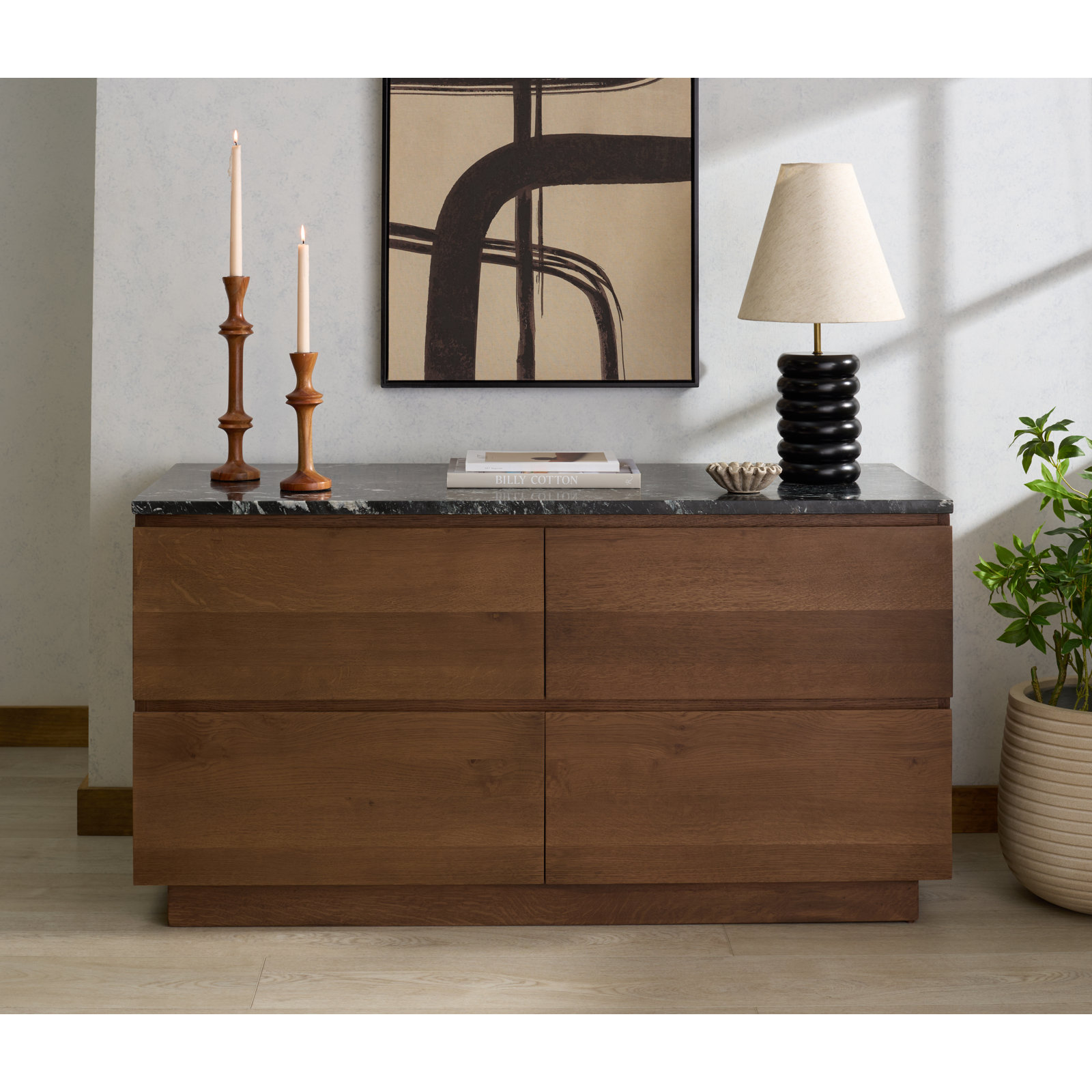 Lilybelle Marble Top Dressser
