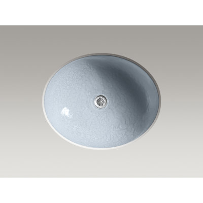 Whist Oval Glass Undermount Bathroom Sink