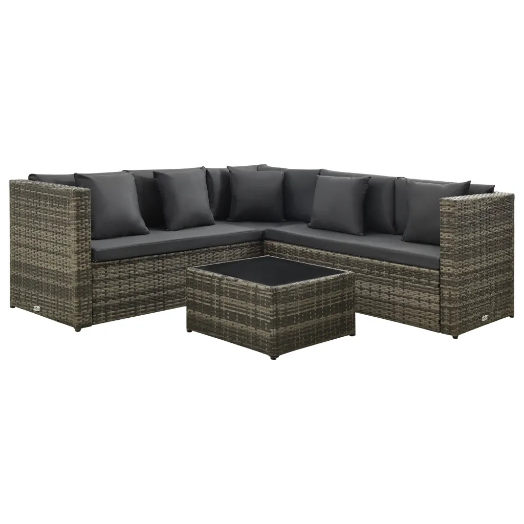 5-Sitzer Lounge-Set Irthlingborough aus Polyrattan