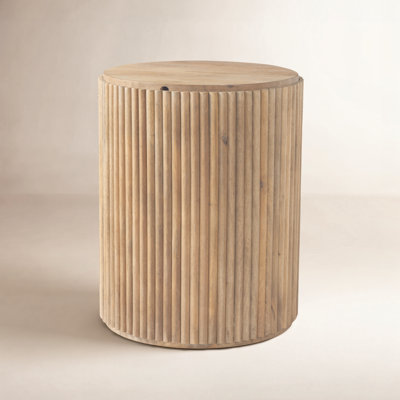 Chessa Solid Wood End Table
