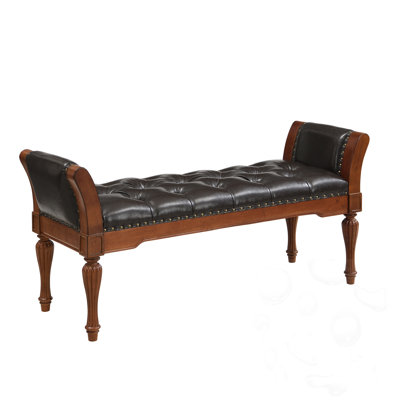 Tufted Bench with Cushion