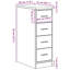 Solid Wood Single Storage Cabinet ( 85cm H x 30cm W x 51cm D)-430357427
