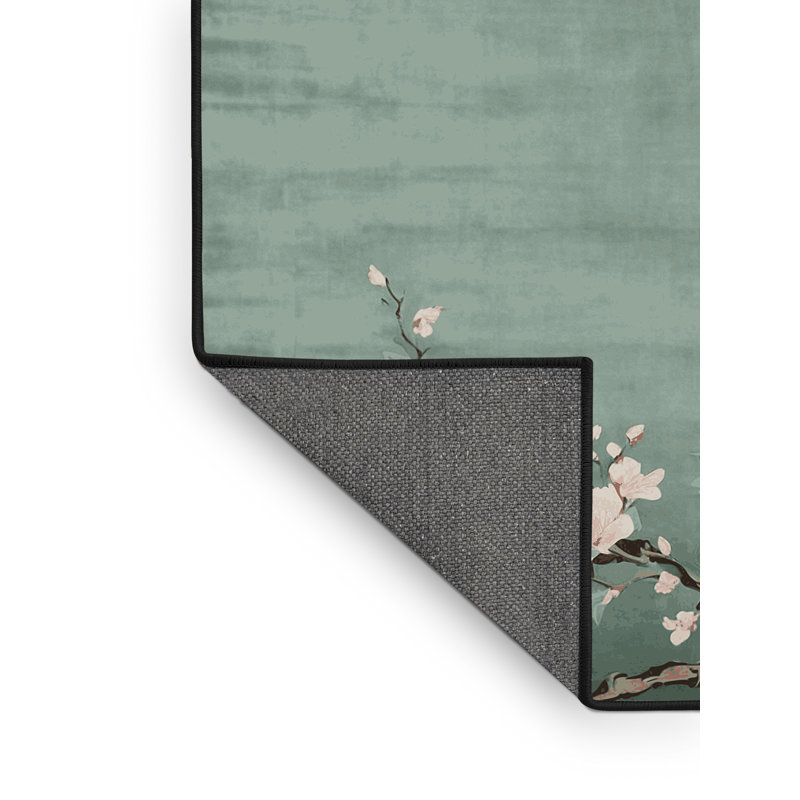 Silky Soft Plush Gray Area Rug, Round 7'