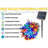 SolarLED 396'' Solar LED String Lights