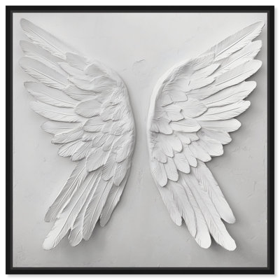 Wings of Pure Radiance II Canvas Wings Wall Art by Art Remedy