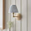Wood Wing Armed Sconce